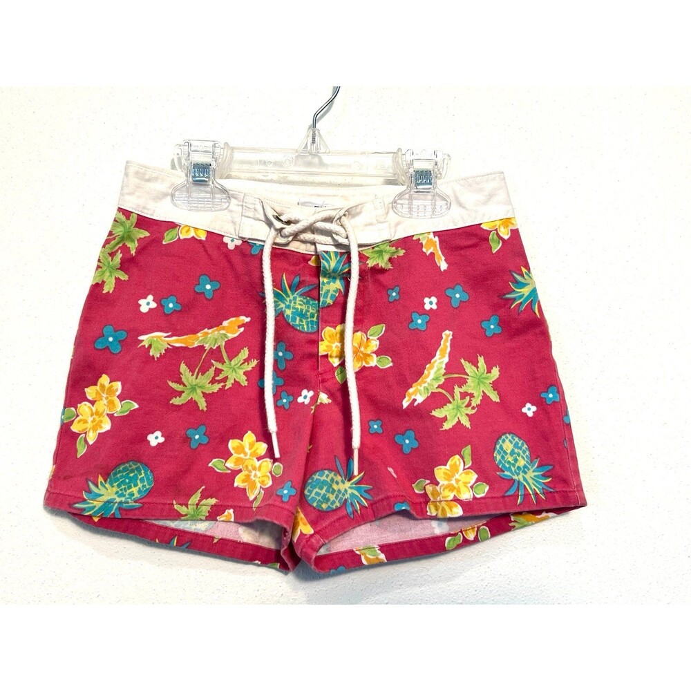 Y2K Shorts, Floral Vintage Shorts, Pink Floral Shorts